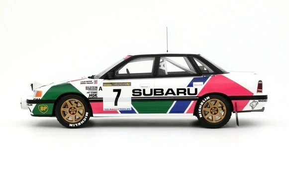 Subaru Legacy RS Gr.A #7 McRae/Ringer Sweden Rallye 1992 1:18 OttOmobile