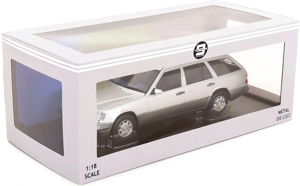 Mercedes-Benz E-Class T Model 1995 silver 1:18 Triple9 Collection
