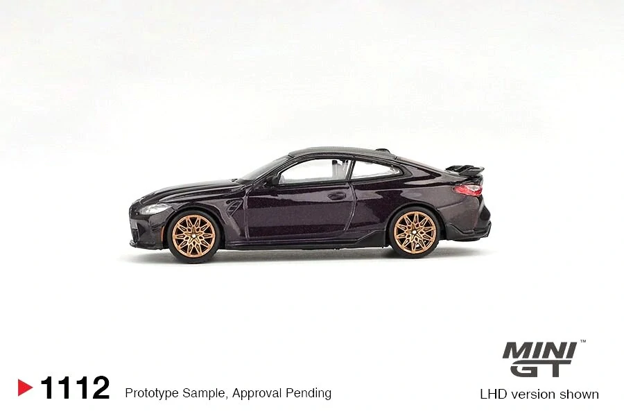 BMW M4 2021 M-Performance G82 daytona violet 1:64 Mini GT