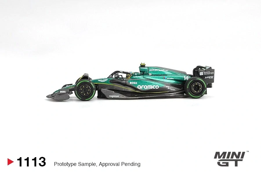 Aston Martin AMR24 #14 Fernando Alonso Canadian GP 2024 1:64 Mini GT