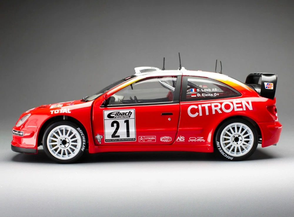 Citroen Xsara WRC #21 Loeb/Elena Winner ADAC Rallye Deutschland 2002 1:18 Sun Star