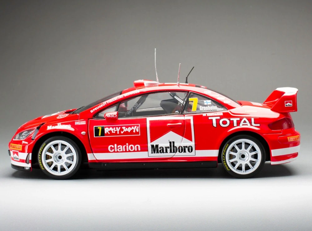 Peugeot 307 WRC #1 Gronhölm/Rautiainen Winner Rally Japan 2005 1:18 Sun Star