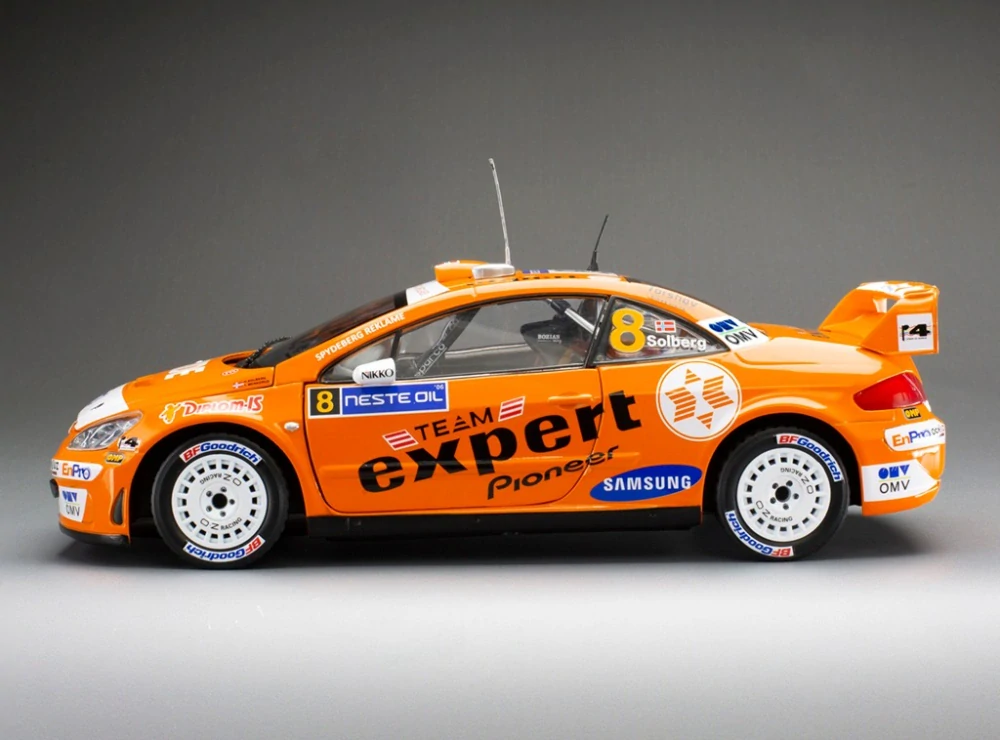 Peugeot 307 WRC #8 Solberg/Menkerud Neste Rally Finland 2006 1:18 Sun Star