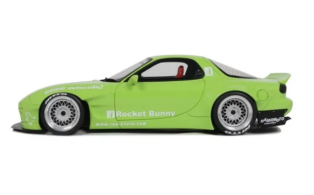 Rocket Bunny Aero (V1) Mazda RX7 (FD3S) 2015 Pearl Green 1:18 OttOmobile