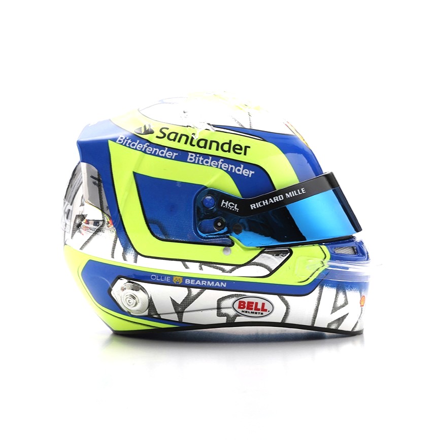 Helmet - Oliver Bearman - Saudi Arabian GP 2024 1:5 Look Smart Models