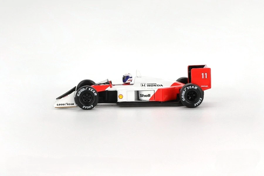 McLaren MP4/4 #11 Alain Prost 2nd Place Japanese Grand Prix 1988 1:64 Mini GT