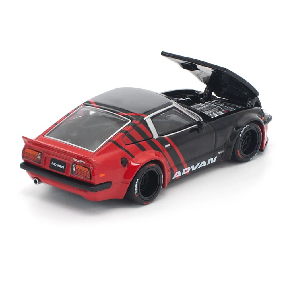 Nissan Pandem 280ZX *Advan* black/red 1:64 Pop Race
