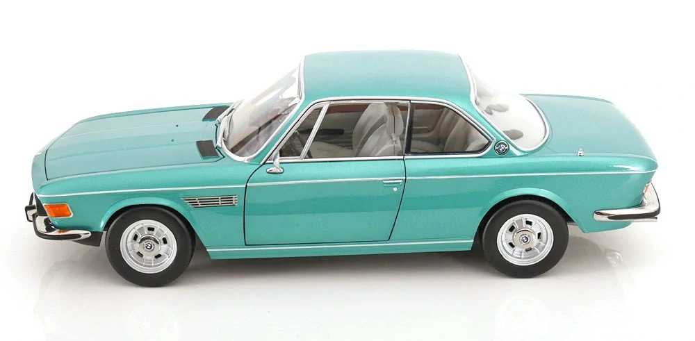 BMW 3.0 CSi E9 Coupe 1971 turquoise metallic 1:12 KK Scale