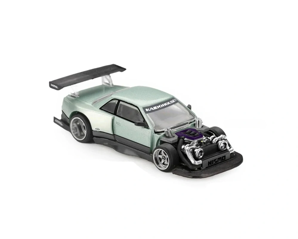 Nissan Silvia S13-R 1991 Kaido Works V1 green 1:64 Mini GT