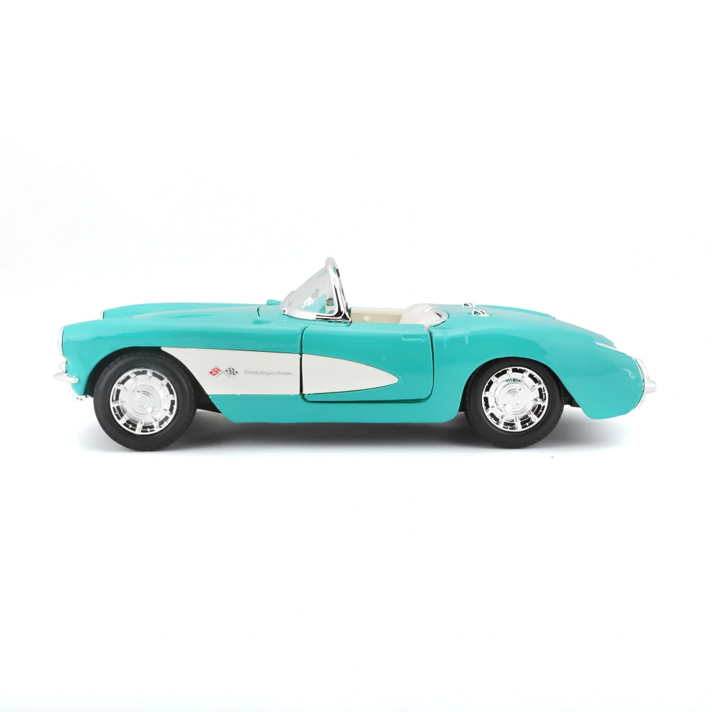 Chevrolet Corvette Spider 1957 blue 1:24 Maisto