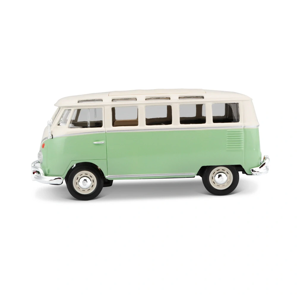 Volkswagen T1 Samba Minibus 1962 light green 1:24 Maisto