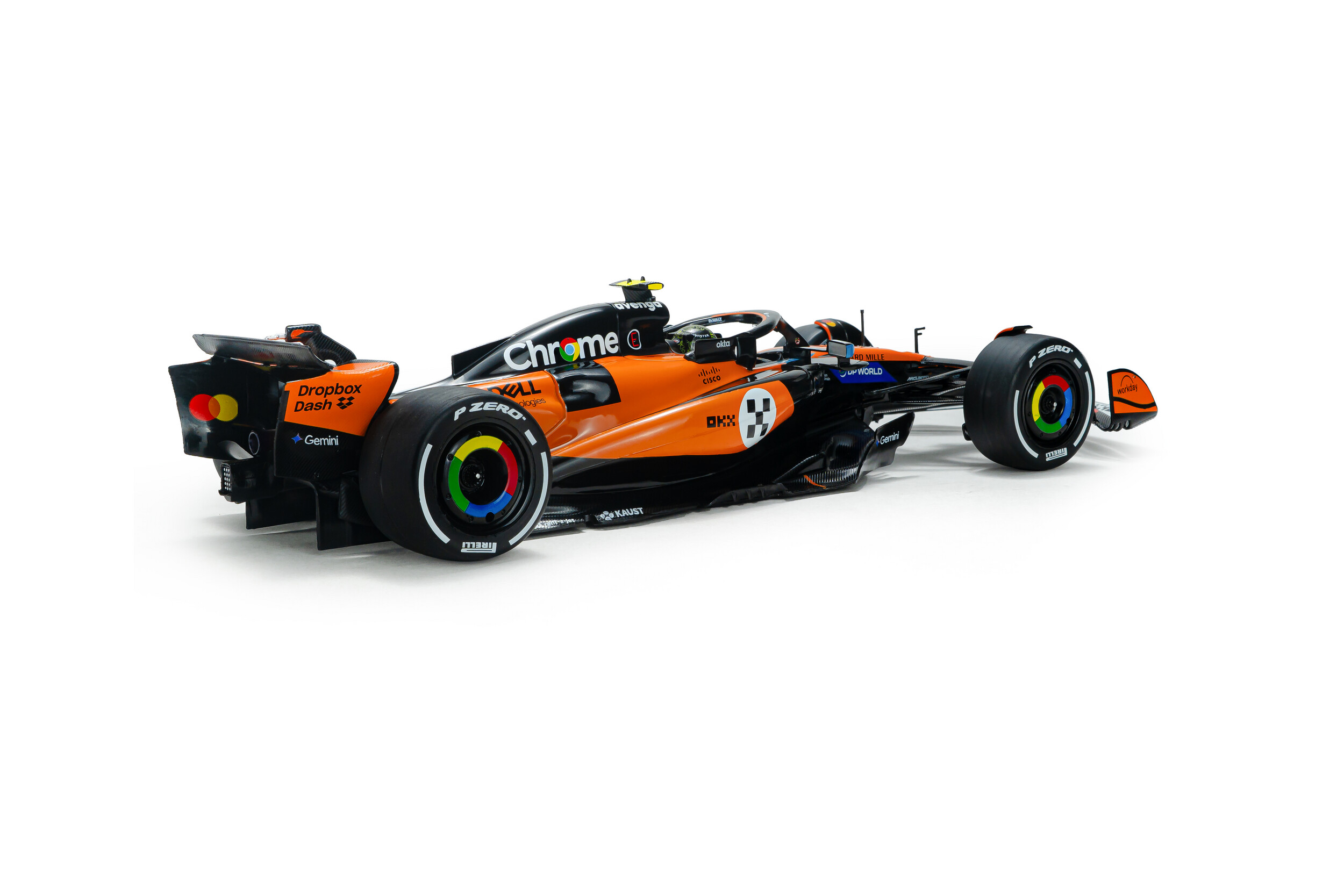 McLaren MCL39 #4 L.Norris Monaco GP 2025 1:18 Solido