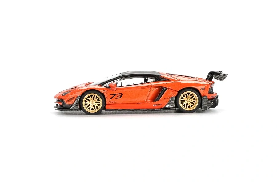 Lamborghini Aventador LB-Works Limited Edition MDX 2025 orange 1:64 Mini GT
