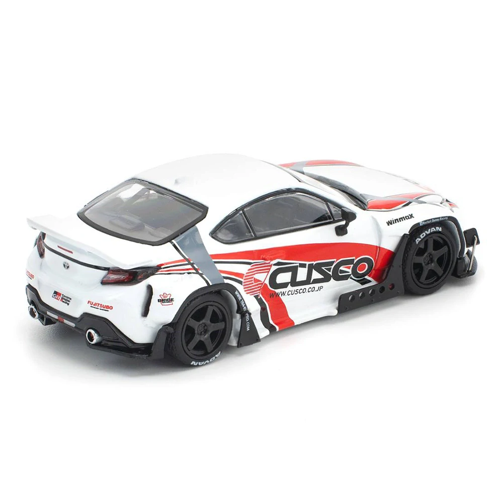 Toyota Pandem GR86 *Cusco* white/red 1:64 Pop Race