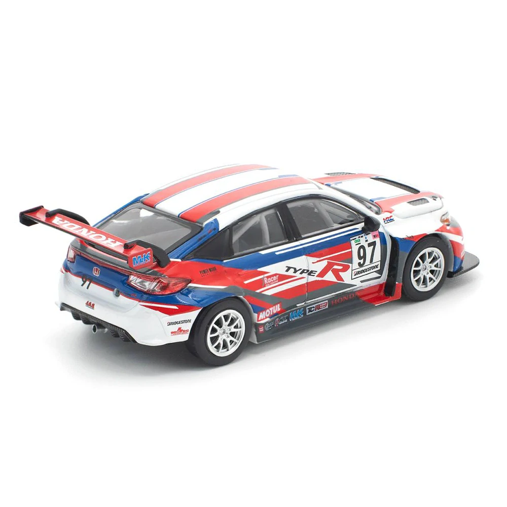 Honda Civic Type-R (FL5) TCR M&K Racing white/blue/red 1:64 Pop Race