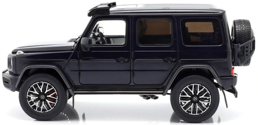 Mercedes-Benz G-Class G63 AMG V8 Biturbo 4x4 2022 dark blue 1:18 iScale