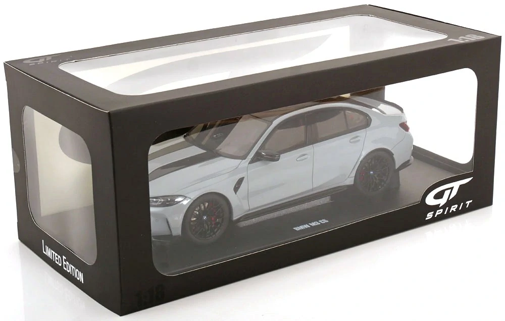 BMW M3 CS M 2024 Brooklyn grey metallic 1:18 GT Spirit