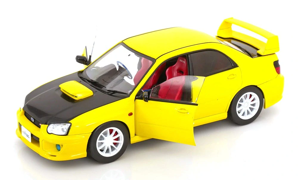 Subaru Impreza WRX STI 2003 yellow 1:18 Solido