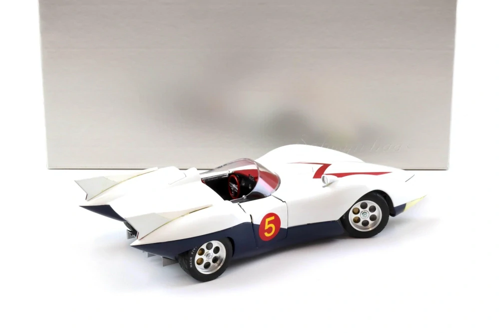 Hamilton Speed Racer Mach 5 white 1:18 Schwyn Haas