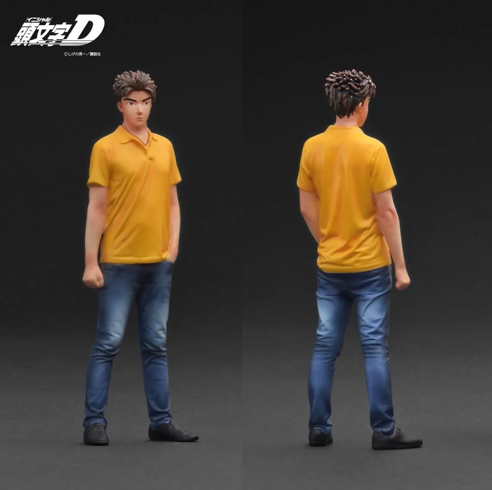 Mazda RX-7 /FD3S) Initial D with Mr.Keisuke Takahashi Figure yellow 1:18 Ignition Model