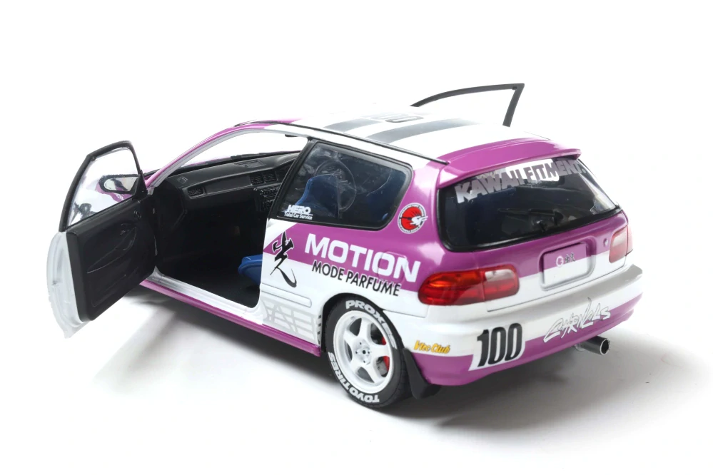 Honda Civic EG6 Kaido 1991 racer white 1:18 Solido