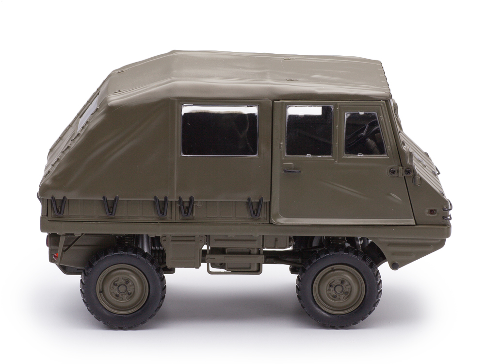Steyr Puch Haflinger OBH 1975 military green 1:18 Schuco
