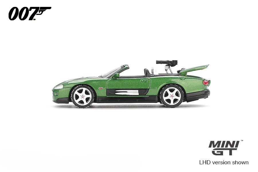 Jaguar XKR 2002 *Die Another Day* English Packaging 1:64 Mini GT