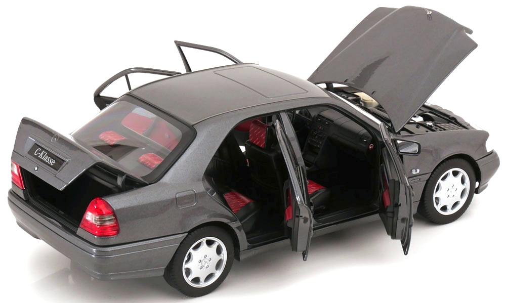 Mercedes-Benz C Klasse W202 MOPF 1997 grey 1:18 Norev