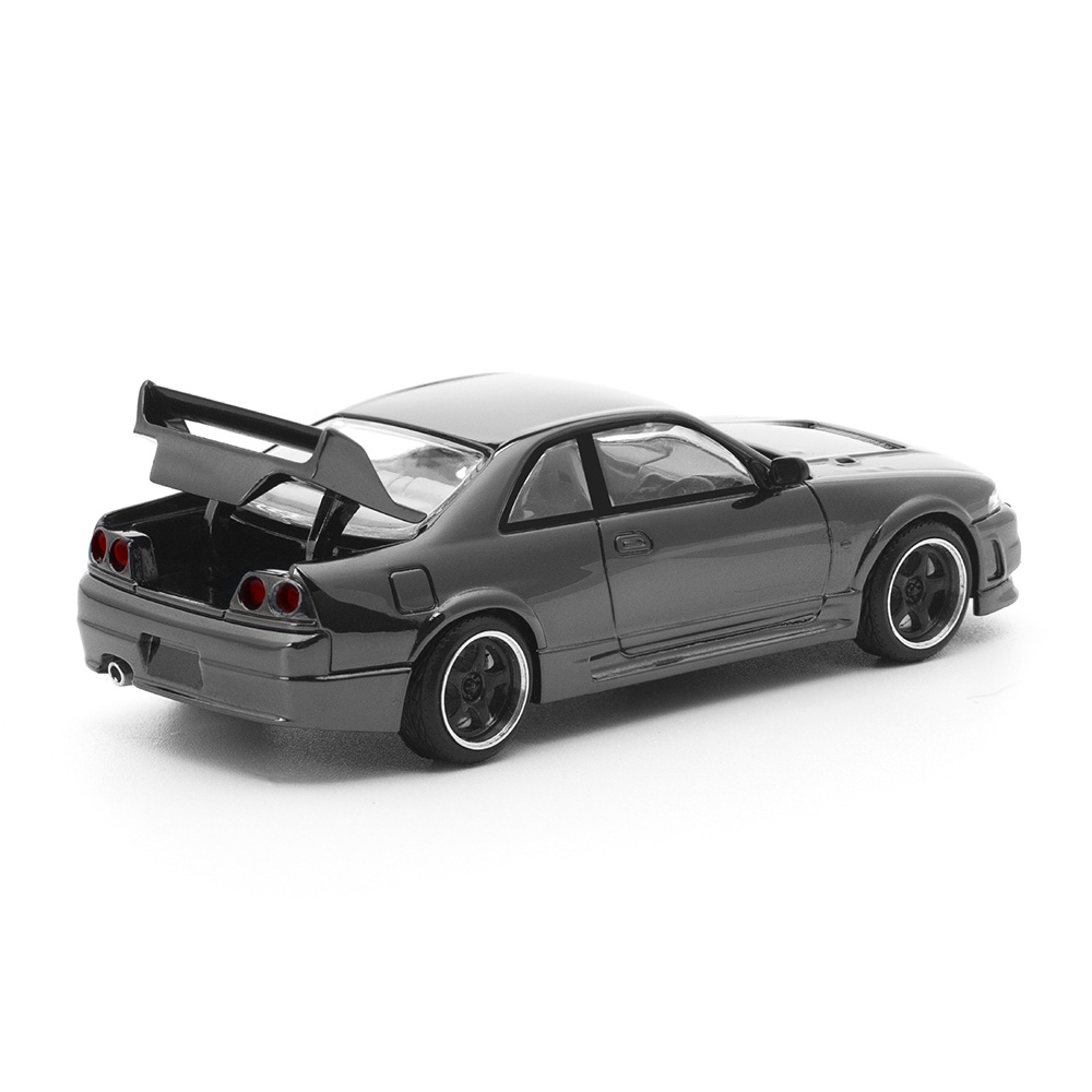 Nissan Skyline R33 GT-R *The Dark Chrome Series* dark chrome 1:64 Pop Race