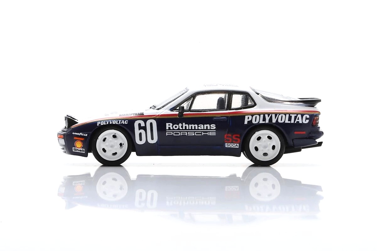 Porsche 944 Closed Headlights #60 Turbo Cup 1987 1:64 Tiny Toys