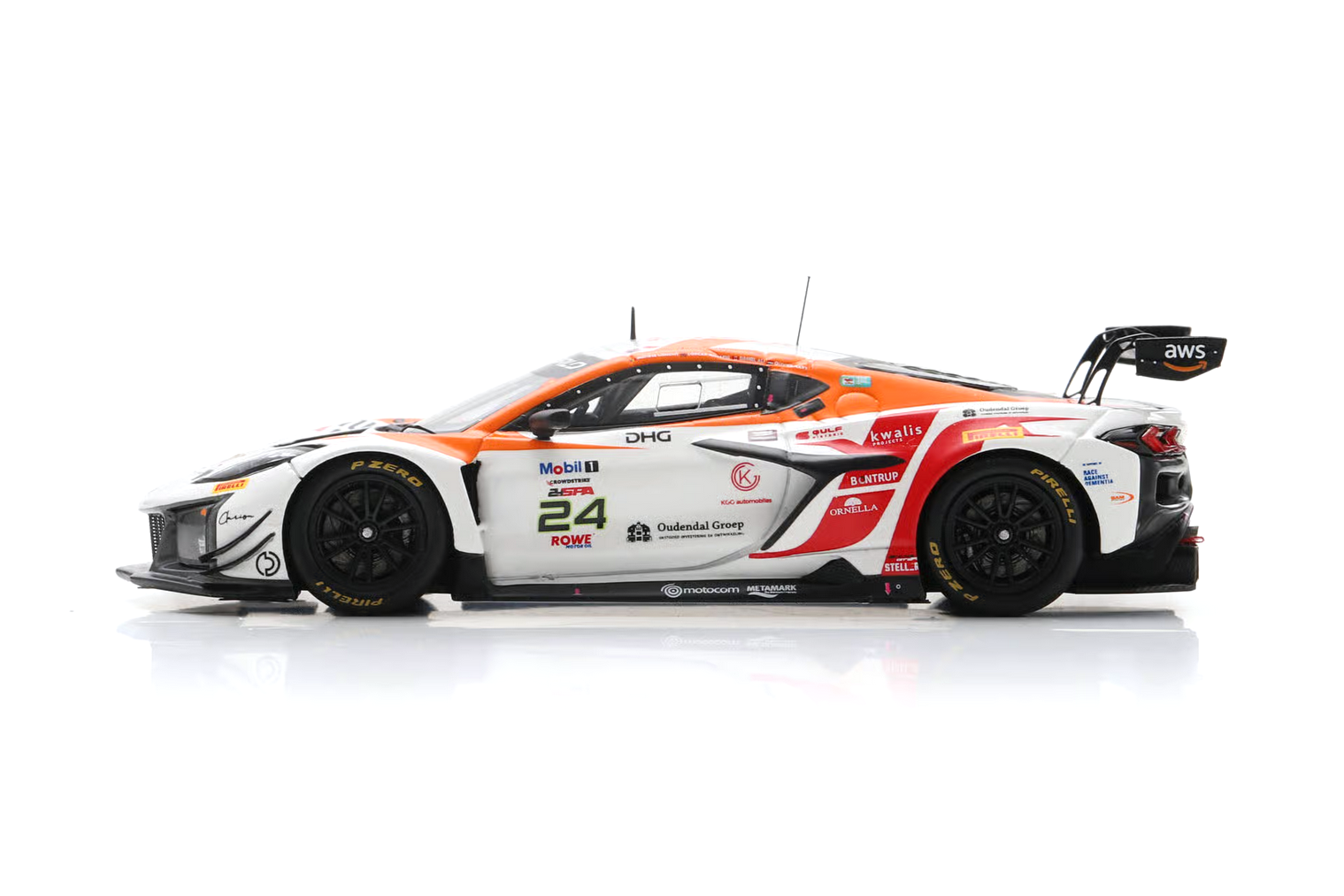 Chevrolet Corvette Z06 GT3 R Steller Motorsport #24 Lismont/Ali/Hanafin/Hart 24H Spa 2025 1:43 Spark 