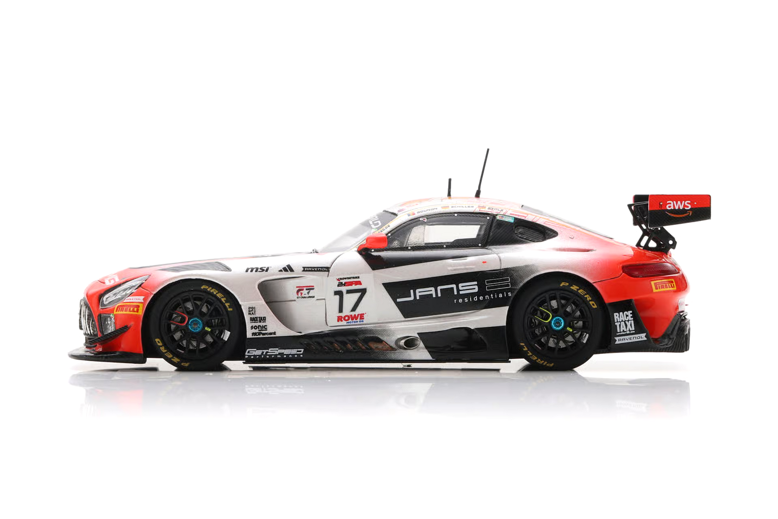 Mercedes-AMG GT3 EVO Team GetSpeed #17 Stolz/Gounon/Schiller 24H Spa 2025 1:43 Spark 