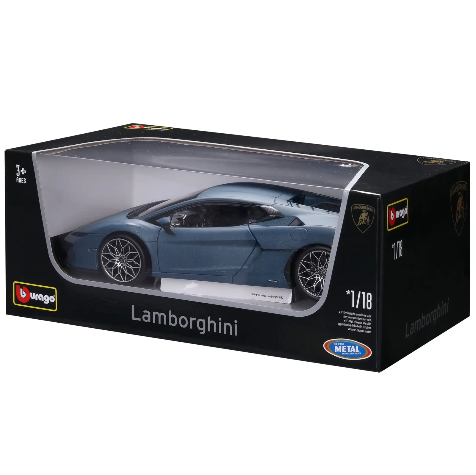 Lamborghini Temerario 2024 blue 1:18 Bburago
