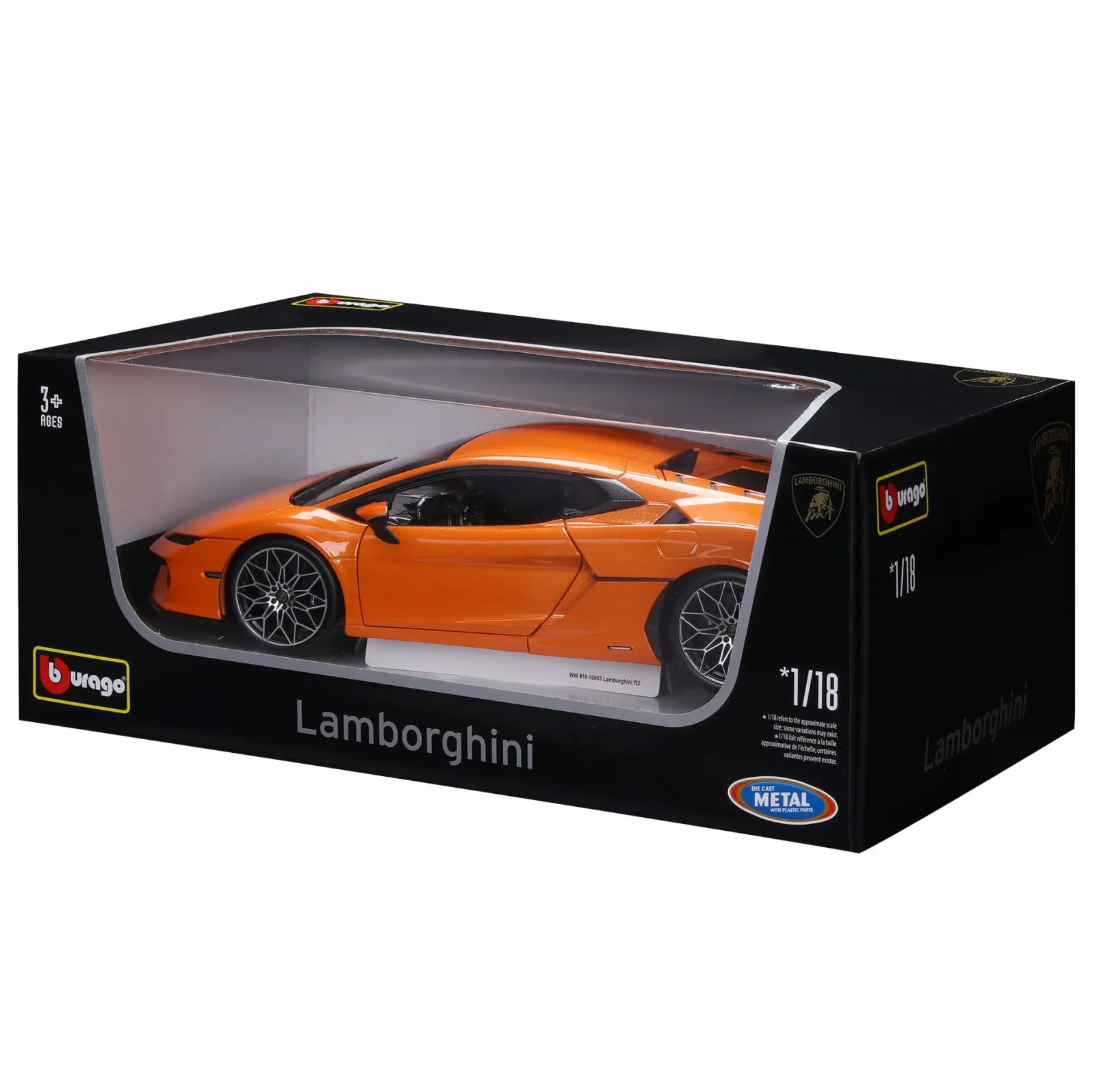 Lamborghini Temerario 2024 orange 1:18 Bburago
