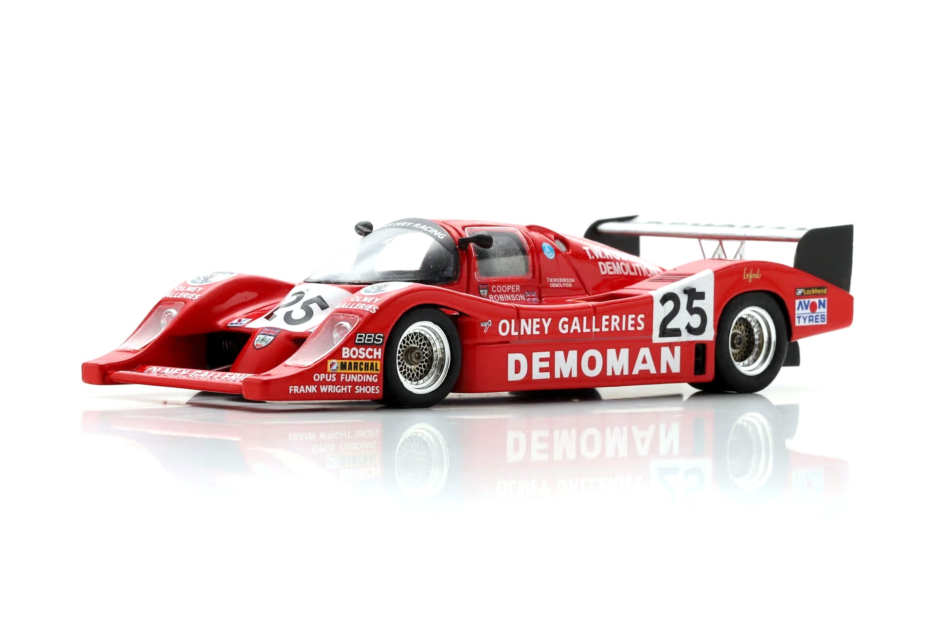 Grid S2 #25 Wood/Cooper/Robinson 24H Le Mans 1984 1:43 Spark