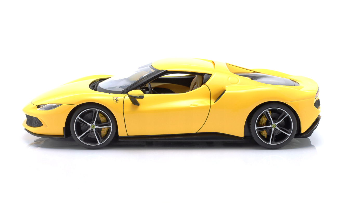 Ferrari 296 GTB 2023 yellow 1:18 Bburago