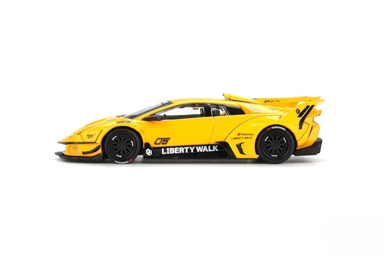 Lamborghini Murcielago LB-Silhouette Works GT EVO 2025 yellow 1:64 Mini GT