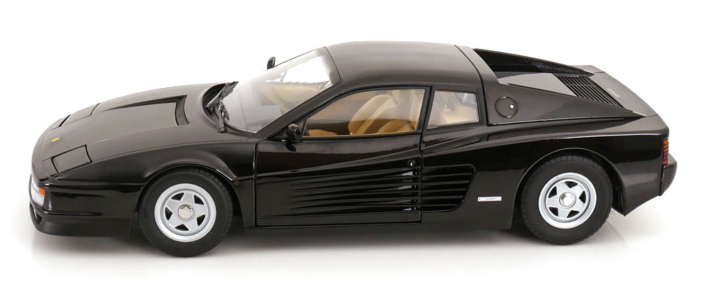 Ferrari Testarossa 1986 black 1:12 KK Scale