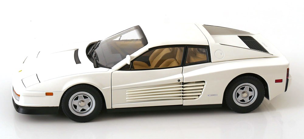 Ferrari Testarossa Monospecchio 1984 US-Version white 1:12 KK Scale