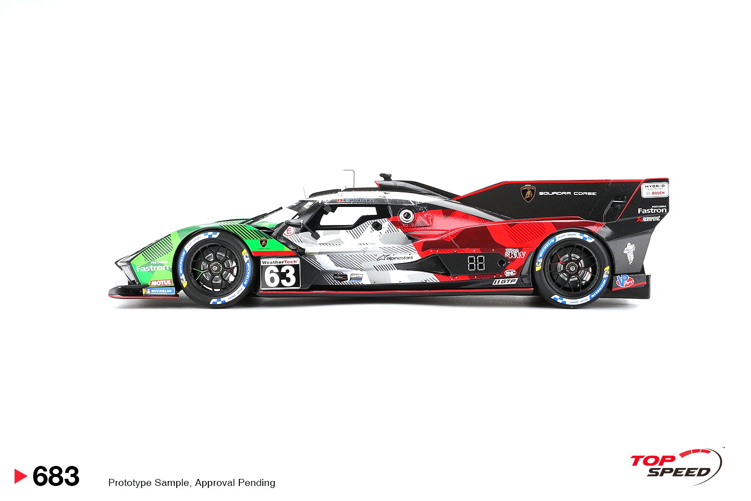 Lamborghini SC63 #63 Automobili Lamborghini Squadra Corse 24H Daytona 2025 1:18 TopSpeed Models