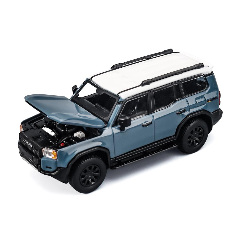 Toyota Land Cruiser 250 blue 1:64 Trends Hobby