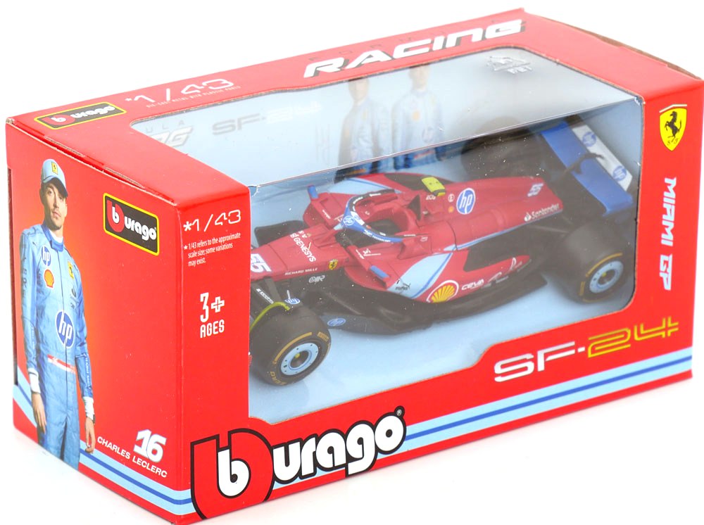 Ferrari SF-24 #55 C.Sainz 5th Miami GP 2024 1:43 Bburago