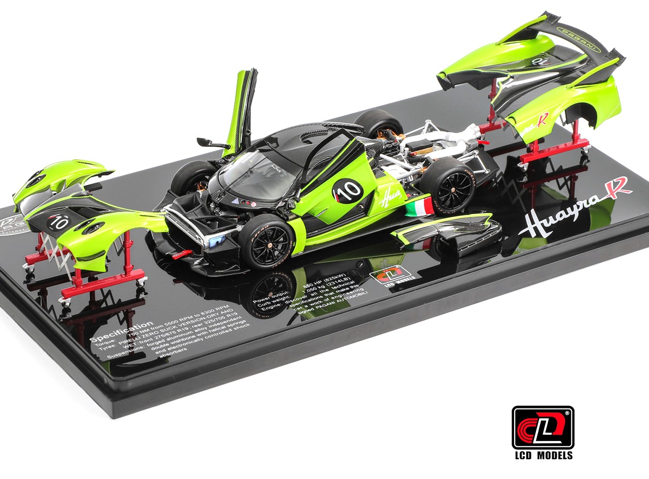 Pagani Huayra R green 1:43 LCD Model