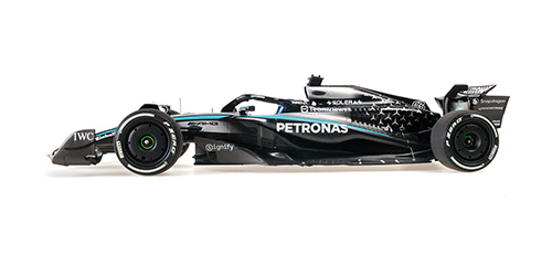 Mercedes-AMG Petronas F1 Team W16 E Performance #63 G.Russell Winner Singapore GP 2025 1:18 Minichamps