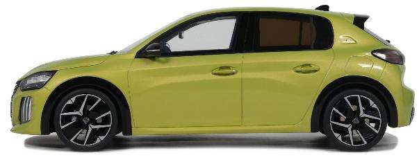 Peugeot E-208 GT 2024 jaune agueda 1:18 OttOmobile