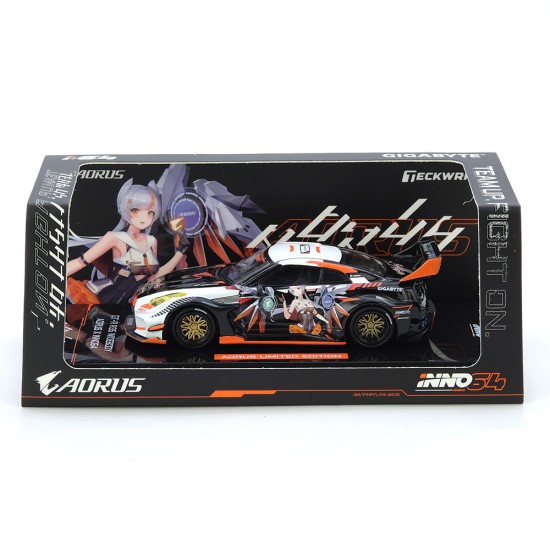 Nissan GT-R R35 Widebody *AORUS* Limited Edition 1:64 Inno Models