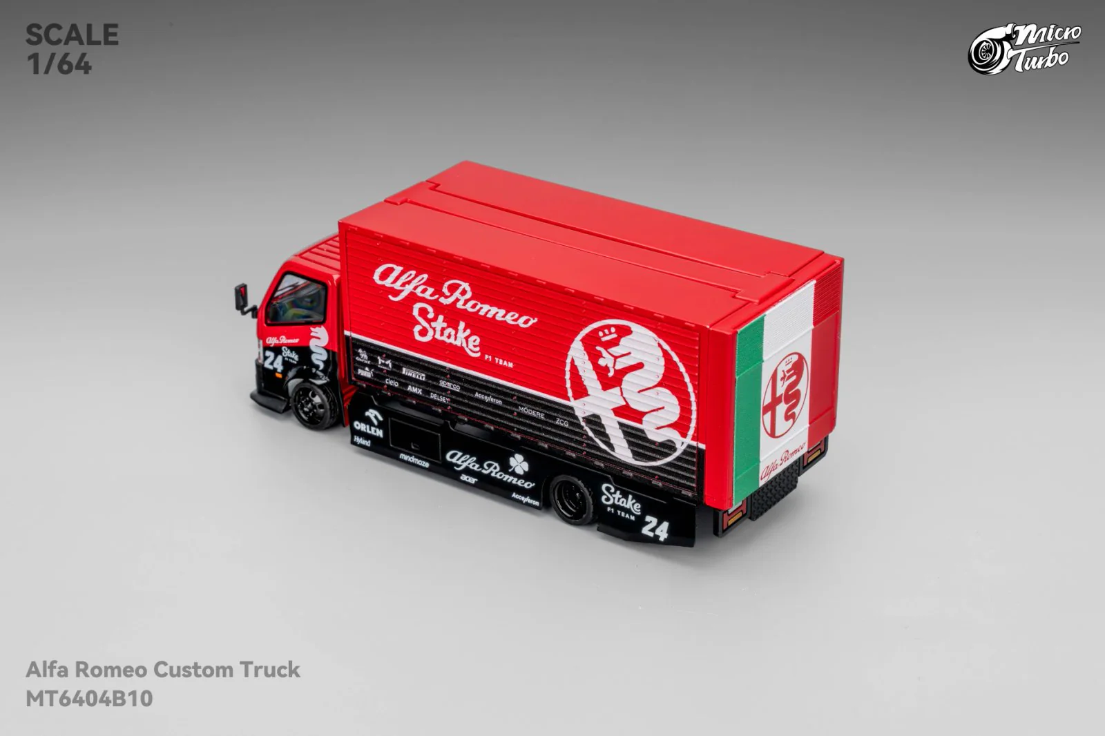 Alfa Romeo Custom Tow red/black 1:64 Microturbo