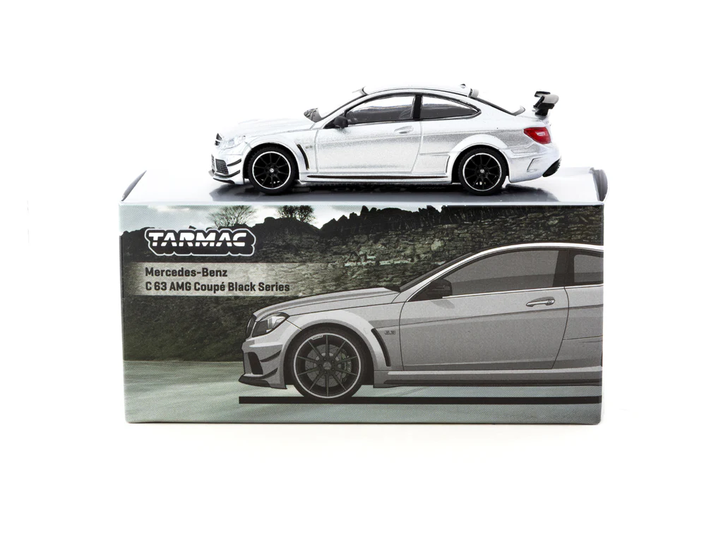 Mercedes-Benz C 63 AMG Coupé Black Series silver metallic 1:64 Tarmac