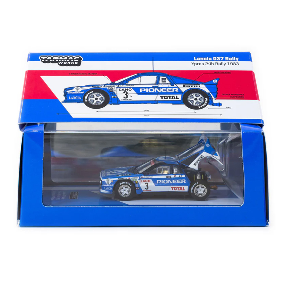 Lancia 037 #3 J.C.Andruet/ F.Sappey Rally Ypres 24 Hours Rally 1983 1:64 Tarmac