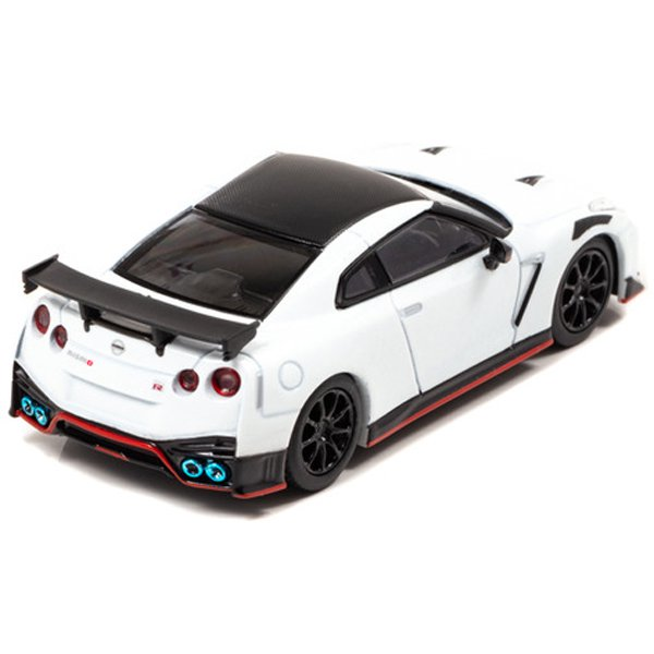 Nissan GT-R NISMO (R35) 2020 brilliant white pearl 1:64 Carnel
